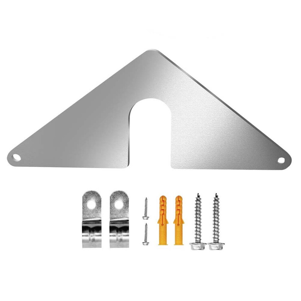 Hose Bib Mounting Plate-1 Set Triangle Faucet Mounting Plate Fix Loose Sillcock 9496895833976