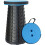 Portable Telescopic Stool, Upgraded Folding Camping Stool Adjustable Blue 1