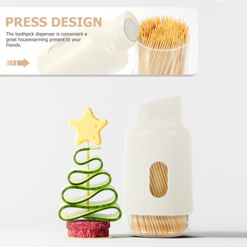 Household Toothpick Holder Delicate Toothpick Container Desktop Toothpick Box Home Accessory 2