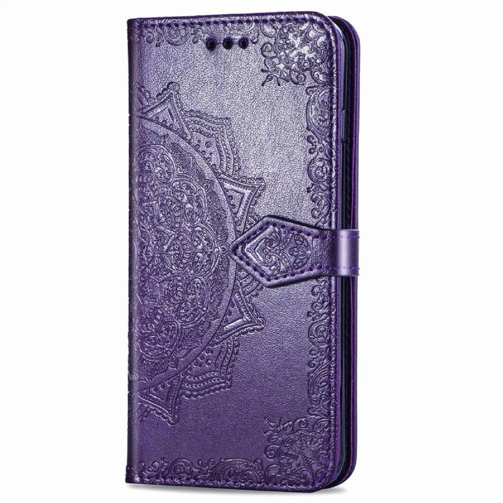 Case For Google Pixel 4A 5G Exquisite Pattern Flip Cover Leather Case Simple Business Shockproof 9496895835017