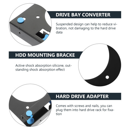 Computer Stand Hard Drive Cage HDD Mounting Bracket Enclosures Driver 2