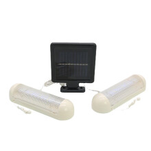 YOBOLK Solar Ceiling Light, IP65 Waterproof Dusk to Dawn Sensor, Super Bright Garden Bulb for Bedroom, Balcony, Outdoor - Compatible with Solar Power