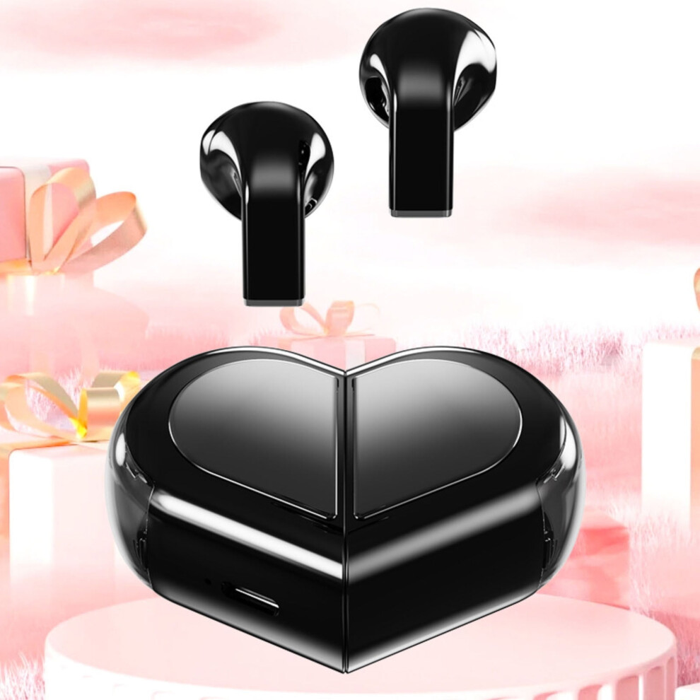 Quinlirra Back To School Rotatable Bluetooth Earphones Love 5.3 Wireless Earphones Transformation Earphones Valentine's Day Gift 9496895834607