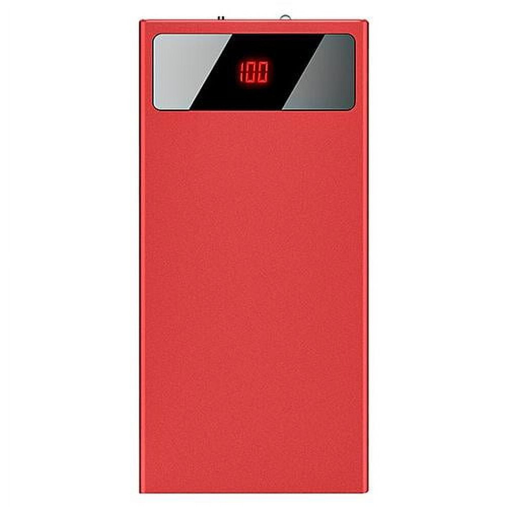 20000Mah Power Bank Ultra-Thin External Battery Pack Phone Charger Dual Usb Ports Flashlight Battery Remain Display 9496895835185