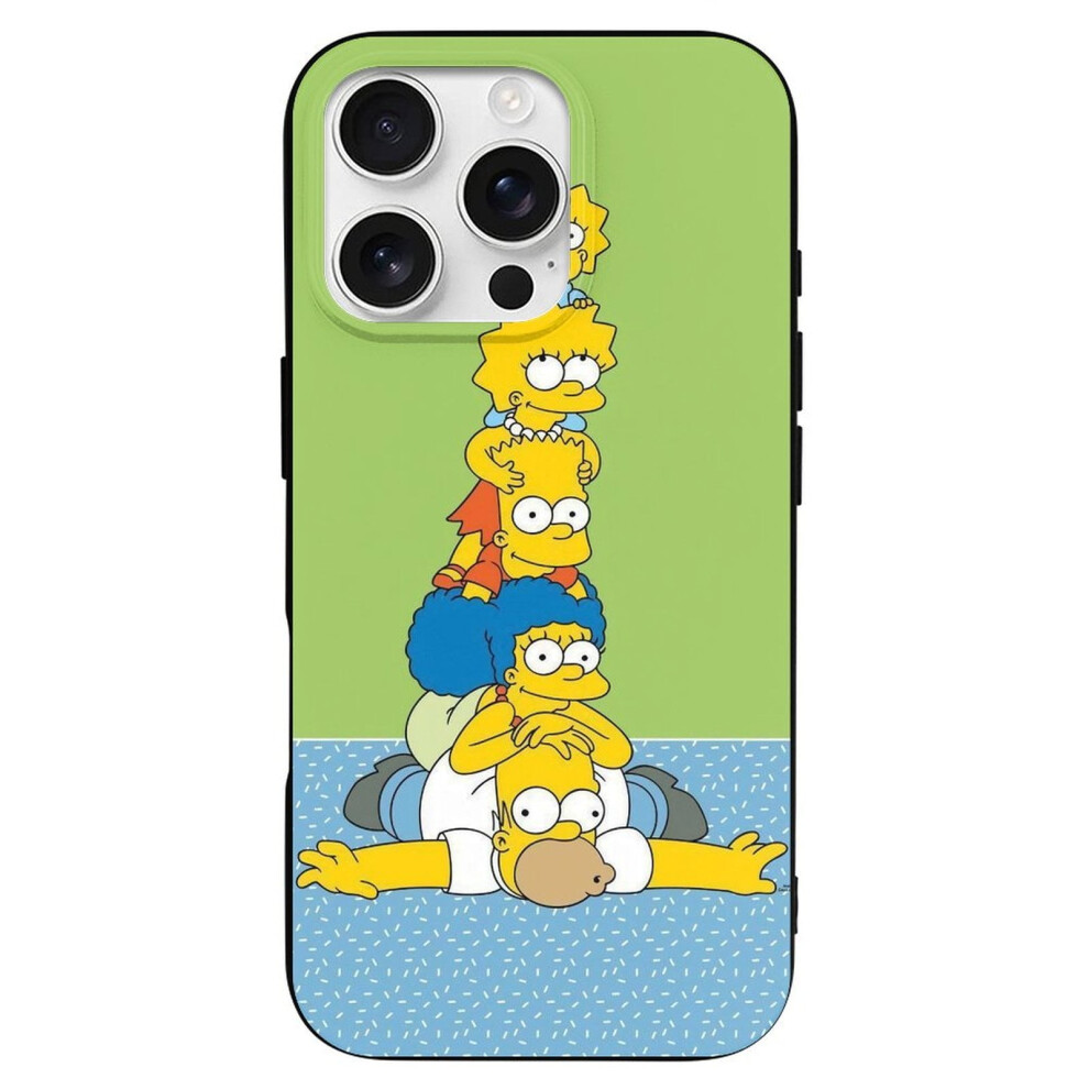Simpson Tpu Case Compatible With Iphone 16 Pro Â Ultra Slim, Shockproof, Anti-Yellowing, Scratch-Resistant, Wireless Charging Compatible, Enhanced 9496895835048