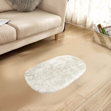Soft Faux Fur Rug for Bedroom, Plush Area Rug Compatible with Nursery & Sofa Decor, Shaggy Floor Carpet