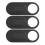 3 Pcs Privacy Cover Webcam Covers for Laptops Computer inside The Car Sliding Blacksto 1