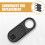 3 Pcs Privacy Cover Webcam Covers for Laptops Computer inside The Car Sliding Blacksto 3