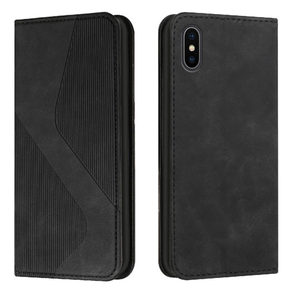Case For Compatible With Iphone Xs Max Pu Leather Card Slots Holder Wallet Kickstand Folio Flip Magnetic 9448990263479