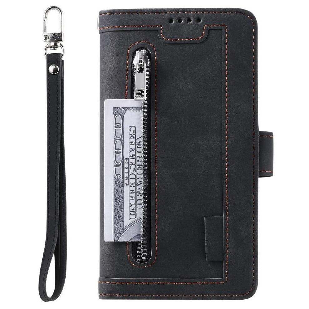 Flip Case For Compatible With Samsung Galaxy S10e 9 Card Slots Wallet Pu Leather Kickstand Lanyard 9448990263462