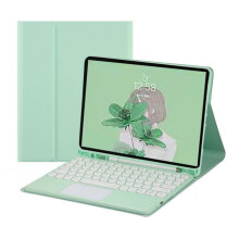 For compatible with iPad Mini 5th 4th 7.9" Keyboard Case, Touchpad Wireless Detachable BT Keyboard Cover with Pencil Holder for Mini4 Mini5