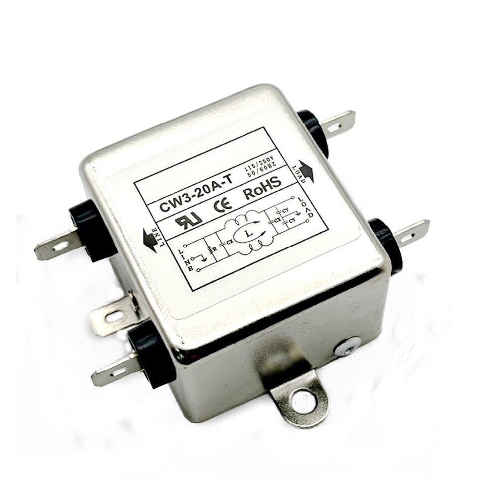 Emi Filter 220V Single Phase 10A Ac Power Line Noise Reduction And Signal Stabilization 9070919698071