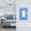 Titans Switching Lights Single Leather Roman Frame Switch Panel Wall Panel Single Double/Pull Light Switch 8
