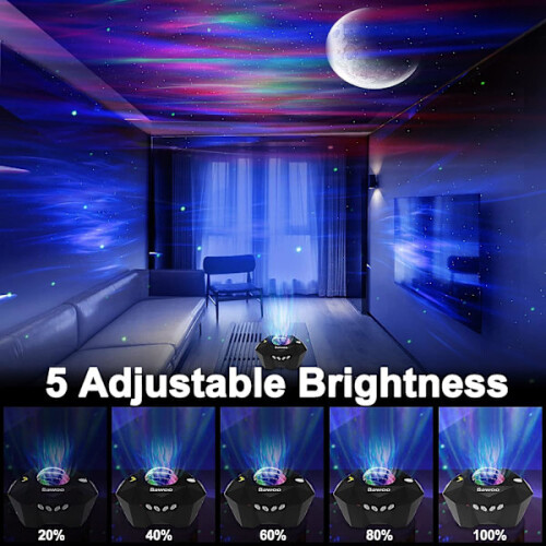 Star Projector Aurora Borealis Star Projector Lamp LED Night Light 2