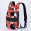 Pet Backpack Adjustable Breathable Front Foldable Dog Carrier Bag 3