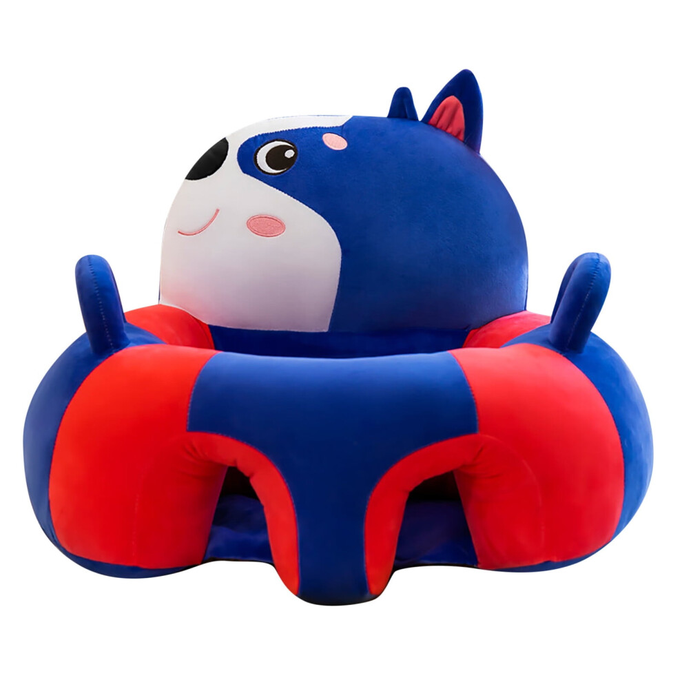 Baby Sofa Support Chair Soft Plush Cartoon Animals Baby Sitting Chair Learning to Sit Seats Without Filled Cotton