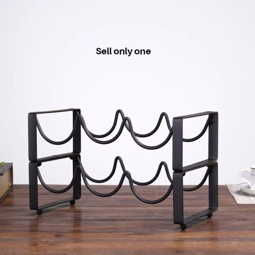 Wave Shaped Wine Display Stand Wine Bottle Display Rack 2