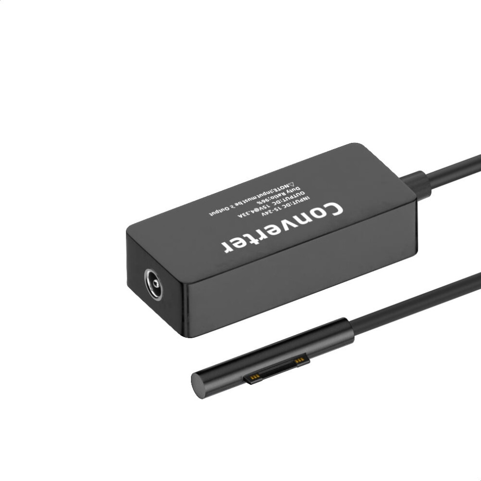 Jixopn 15V 65W Power Charger Adapter With Overload Protection, Compatible With Microsoft Surface Pro X 9 8 7 6 5 4 3 Black 9085618792760