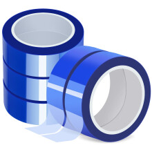 Fyguard 5 Rolls Heat Tape Sublimation, 20mm x 30m Blue Heat Tape Heat Proof Tape Thermal Tape No Residue for Electronics Tote Bags 3D Printers DIY Cr