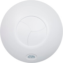 Airflow iCON 60 Kitchen Extractor Fan 150mm Duct | 78 l/s, 66.3W, Iris Backdraught Shutter, Optional Humidity, PIR & Timer Modules Sold Separately |