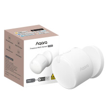 Aqara Presence Sensor FP300 5-in-1 Motion Sensor with mmWave, PIR, Light, Temperature & Humidity Detection, Thread & Zigbee, Supports Home Assistant,