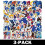 50 Pieces Sonic Stickers / Stickers 3-Pack 1