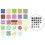 24Pcs Geometric Stencils Painting Templates Reusable for Decor 5