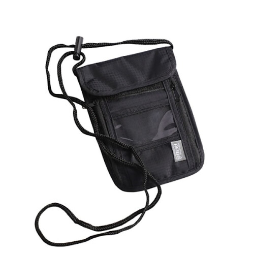 RFID Passport ID Bag Document Bag BLACK2 BLACK2 Black2
