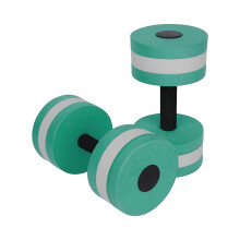 GENERIC 2Pc Aquatic Exercise Dumbbells Aqua Fitness Barbells Exercise Hand Bars Water Dumbbells Swimming Exercise Equipment Aqua Aerobic Sport Tool