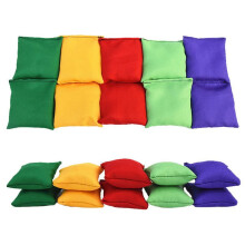 Techinal 2pcs Nylon Bean Bags Fun Sports Outdoor Family Games Bean Bag Toss Carnival Toy Bean Bag Toss Game