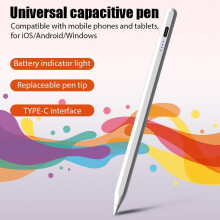 Active Stylus Pen Compatible with iOS, Android, iPad, Apple Pencil, Huawei, Lenovo, Samsung, Xiaomi - Universal Touchscreen Pencil