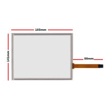 8 inch touch screen is suitable for AT080TN52 v.1 EJ080NA-05B liquid crystal screen handwritten outer screen 183*141mm
