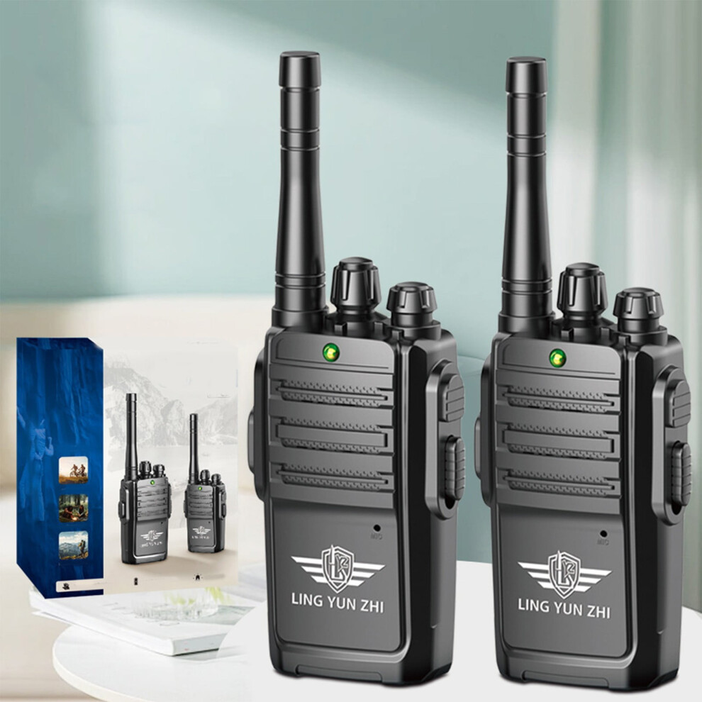 Friday Deals! Clearance Toys Under $5 - Kkbbma Kids Walkie Talkies, Compatible With Children's Interphone, 2-Piece Wireless Toy With Lcd Screen Black 9048212143079