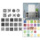 24Pcs Geometric Stencils Painting Templates Reusable for Decor 8