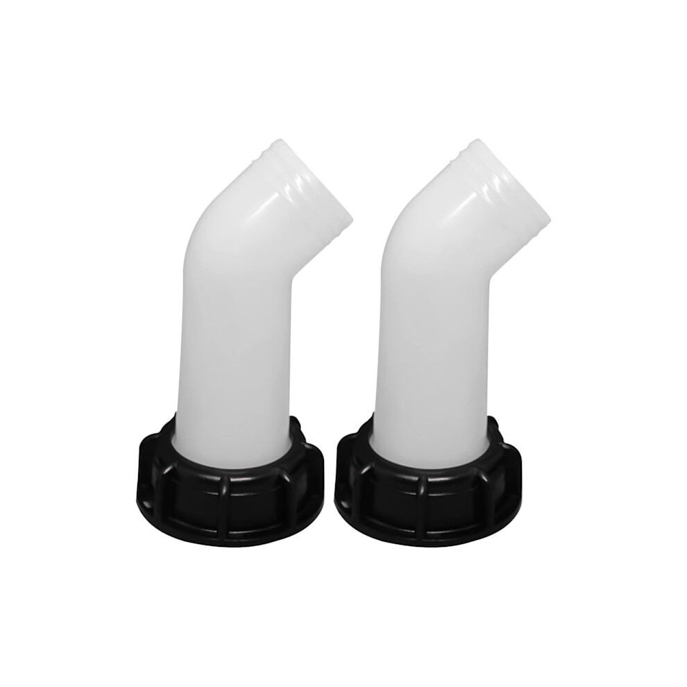 2 Pcs Drain Pipe With Nut Ibc 1000L, Water Tank Nozzle Extension Valve Connection, Hose Nozzle Ibc Adapter Water Tank 9483153164194