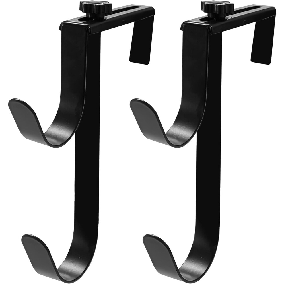 Adjustable Aluminum Pool Pole Hanger, 2Pcs Heavy Duty Fence Hooks Compatible With Pool Poles, Skimmer & Hose 9483153240195