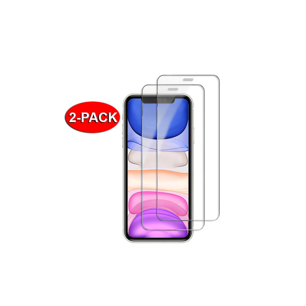 2-Pack - Compatible With Iphone 11 / Xr Tempered Glass Screen Protector 9483153178191