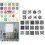 24Pcs Geometric Stencils Painting Templates Reusable for Decor 6