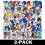 50 Pieces Sonic Stickers / Stickers 3-Pack 6