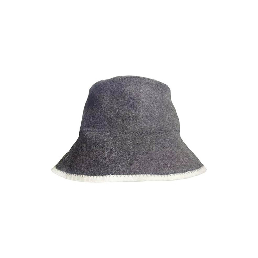 Sauna Hat, Felt Bath Hat Comfortable Sauna Hats Bathhouse Cap, Sauna Hat For Men Sauna Accessories Breathable Headwear, Sauna Hat Gray 9048212194989