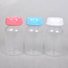 Savlot Breastmilk Bottles with Leak Proof Lids, 125ml Reusable Wide Neck Bottles Best for Breast Milk Collection & Storage Solution, BPA Free