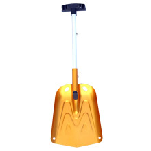 Car Snow Shovel Detachable RustResistant Aluminum Bright Gold with Skidproof Handle for Winter