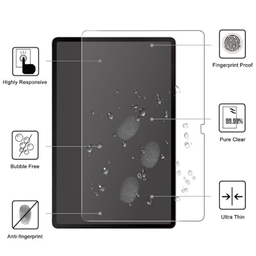 Screen Protector compatible with Samsung Galaxy Tab S10 FE Plus Tempered Glass 0.3mm 1