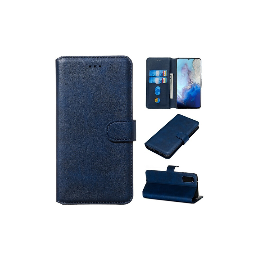 Compatible With Samsung Galaxy S20 - Wallet Case - Dark Dark Dark Blue 9048212196839