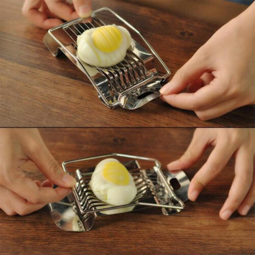 Egg separator for boiled eggs Stainless steel 2