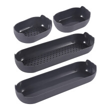Uanit 4-Piece Hot Dog Bun Pan, Non-stick Silicone Bread Mold for Hoagie Rolls, Easy Demold, Dishwasher & Oven Safe