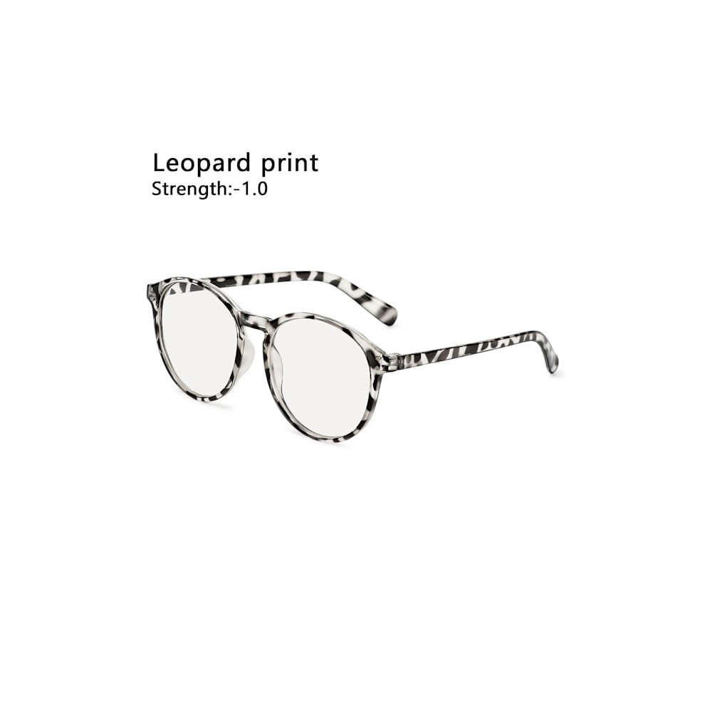 1.0~-4.0 Myopia Glasses Leopard Pattern Strength 1.00 Leopard Pri Strength 1.00-Strength 1.00 Strength 1.00-Strength 1.00 Leopard Print Black/Light 9058772086921