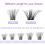 Individual false eyelashes - Set natural look volume lash - 40p Black 3