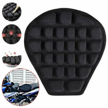 Motorcycle Seat Pad Gel Seat Pad Motorcycle Cushion Pad black