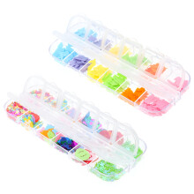 Easter Decoration Bright Party Confetti Rabbit Bunny Throwing Colorful Plastic 2 Boxes